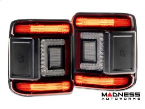 Jeep Wrangler JL LED Tail Lights - XB LED Series - Morimoto - Low Profile - Red